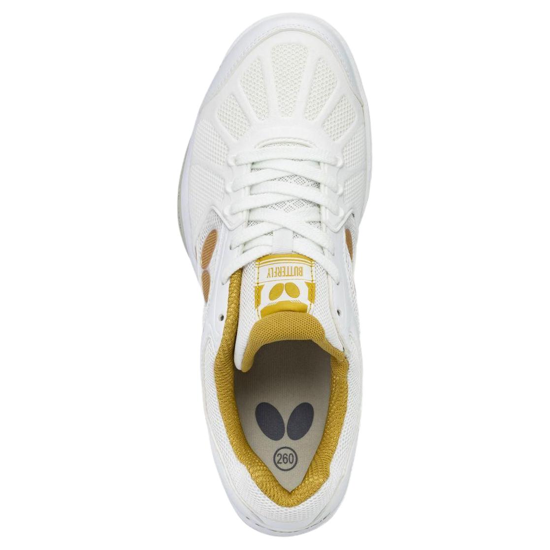 Butterfly LEZOLINE Casual Scenario Table Tennis Shoes Unisex Beige