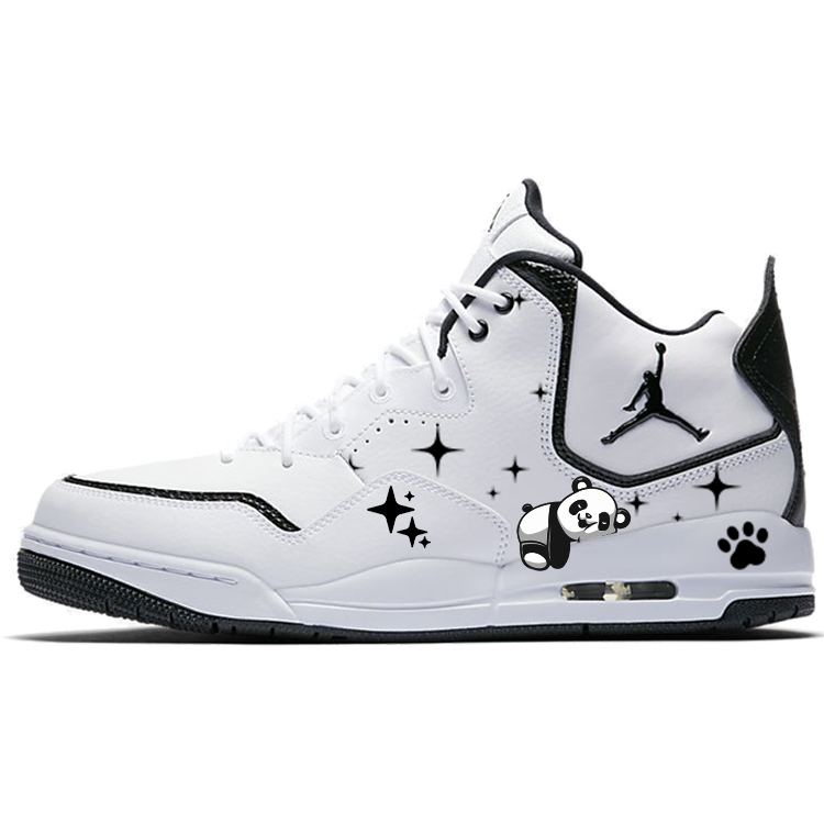 Jordan Courtside 23 Vintage Basketball Shoes Men's Mid Top White/Black
