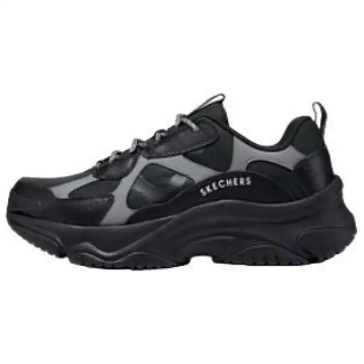 Skechers Street Cushioning Abrasion Resistant Cushioning, Wear Resistant Low top Chunky Sneakers Men's Black