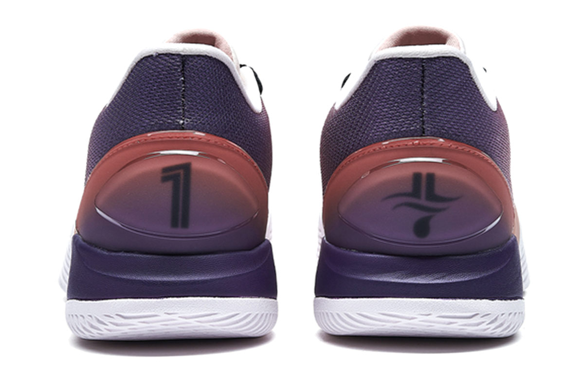 XTEP Lin Generation Low top Basketball Shoes Men’s Light Pink Purple
