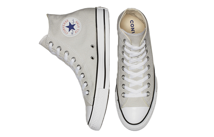 Кеды Converse Chuck Taylor All Star (бело-серые) — фото 5