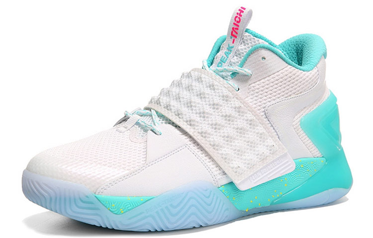 PEAK Cushioning Slip Resistant Abrasion Resistant Coverage Mid top Basketball Shoes Men’s