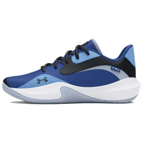 Under Armour Lockdown 7 Slip Resistant And Breathable Low top Basketball Shoes Unisex Blue