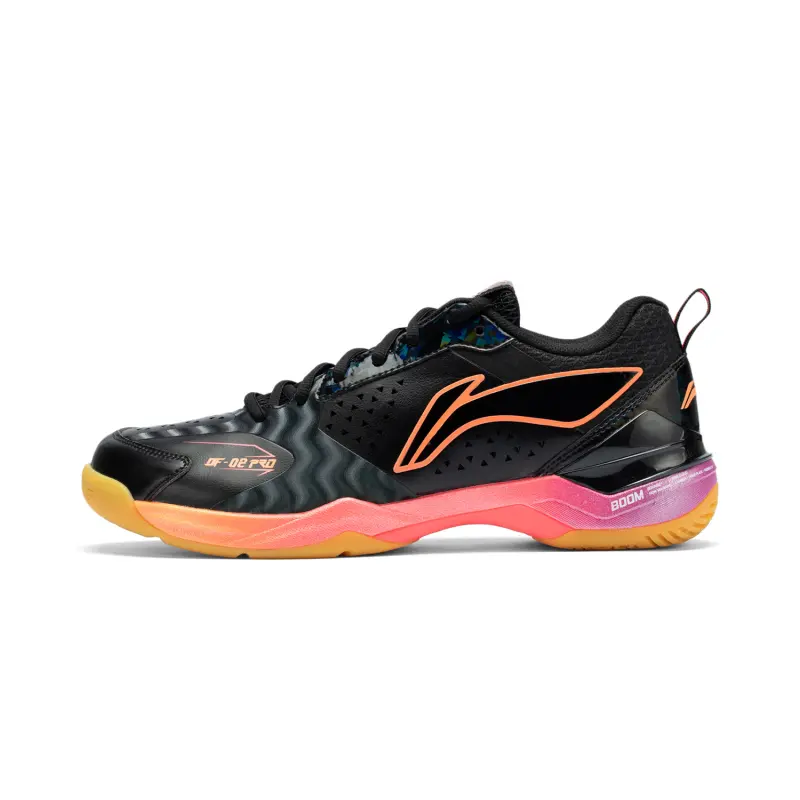 Li Ning Blade II PRO Cushioning Abrasion Resistant Low top Badminton Shoes Unisex Black