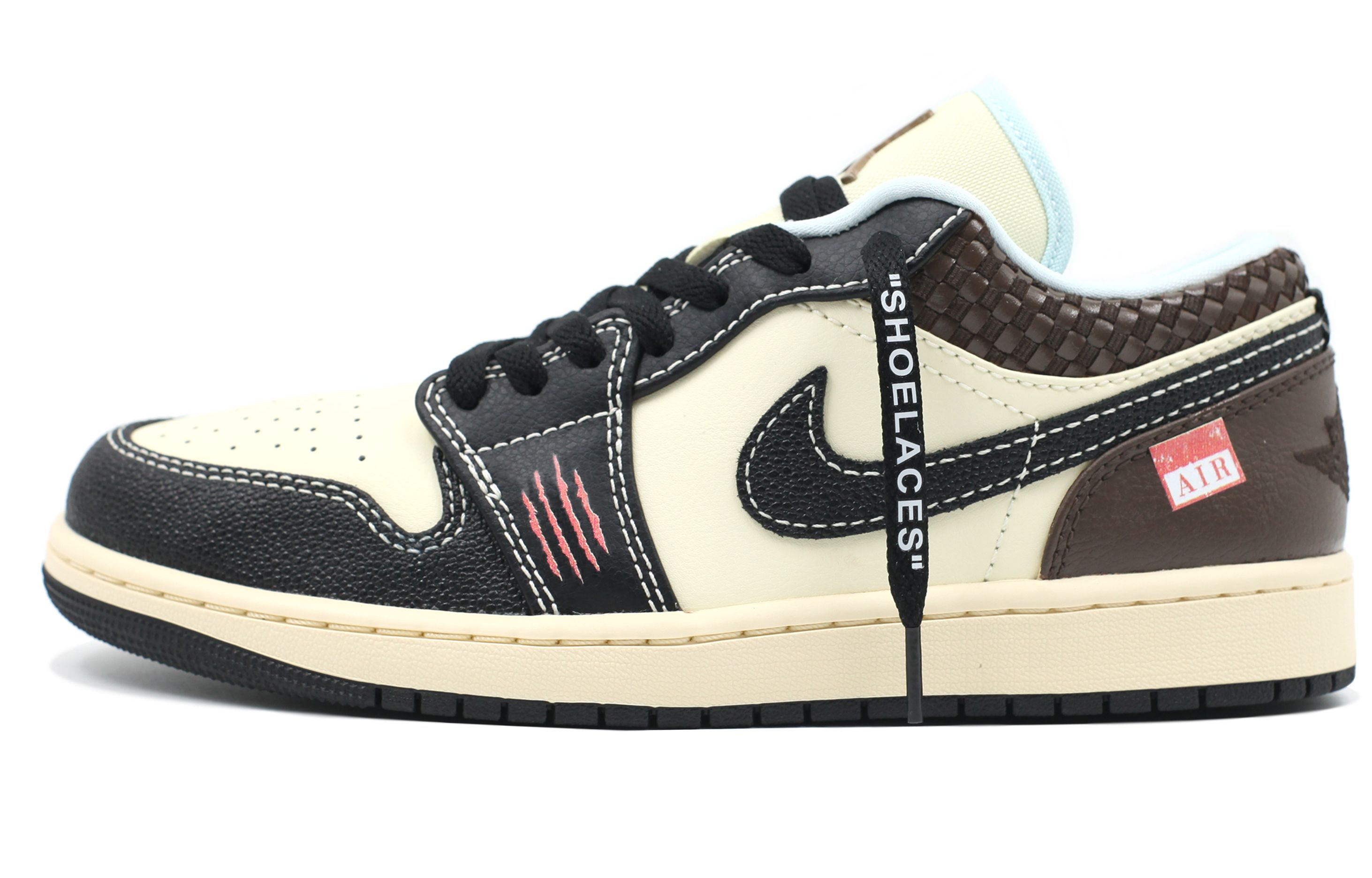 Jordan Air Jordan 1LOW SE Leather Cushioning Slip Resistant Abrasion Resistant Low top Vintage Basketball Shoes Men’s
