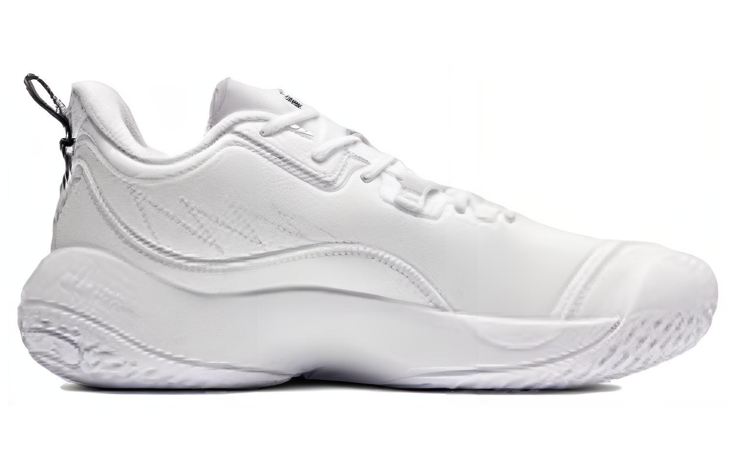PEAK Shadow Hunter 1 Sports Abrasion Resistant Low top Basketball Shoes Men’s White