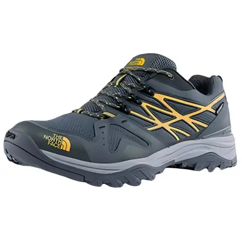 THE NORTH FACE Hedgehog Cushioning Low top Mountaineering Shoes Men's Gray Blue