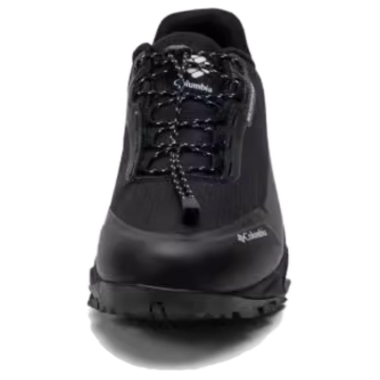 Columbia Hiking Textile, Synthetic Leather Low top Hiking Shoes Men’s Black