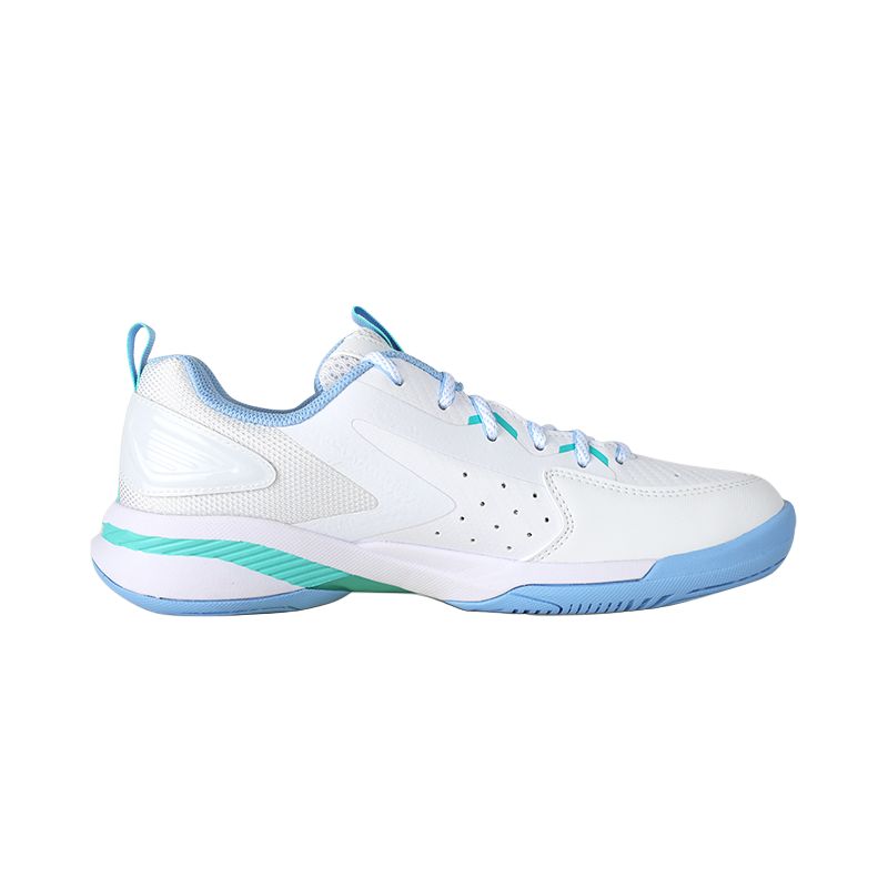 VICTOR 970TD Cushioning Slip Resistant Abrasion Resistant Low top Badminton Shoes Unisex White Blue