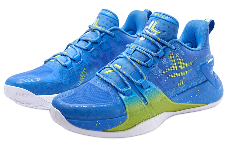 XTEP Jeremy Lin 2 Textile, Synthetic Leather, TPU Cushioning Slip Resistant Abrasion Resistant Coverage Support Low top