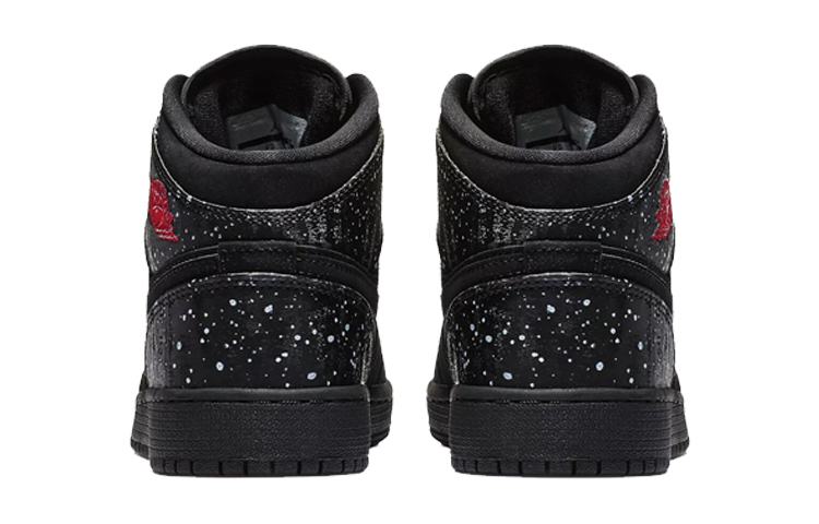 Jordan 1 Mid GS Black Rush Pink