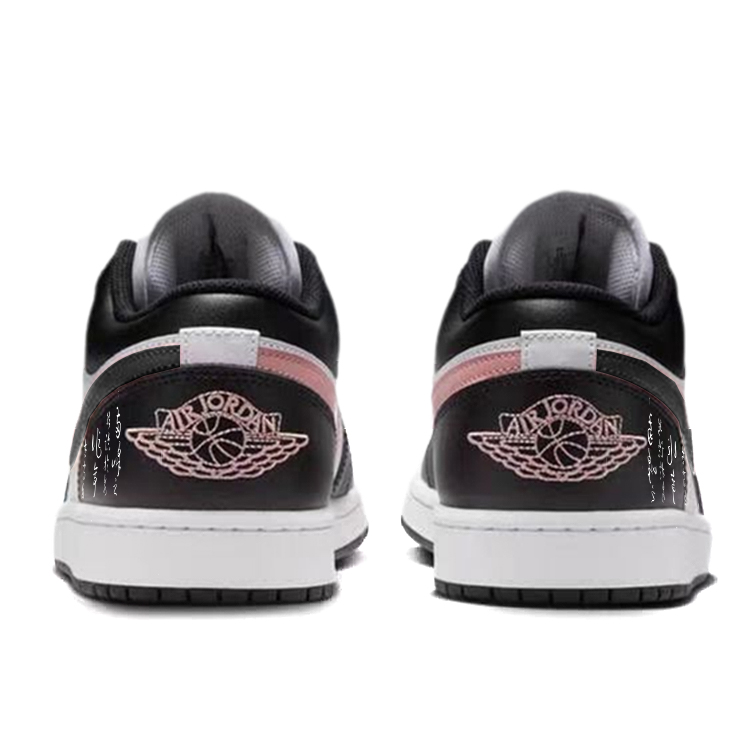 Jordan Air Jordan 1 Low top Vintage Basketball Shoes Unisex Black