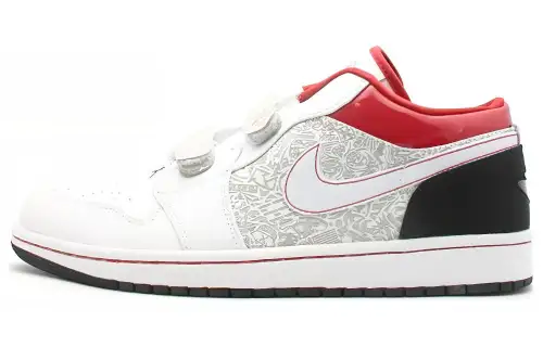 Jordan 1 Retro Low Velcro White Varsity Red