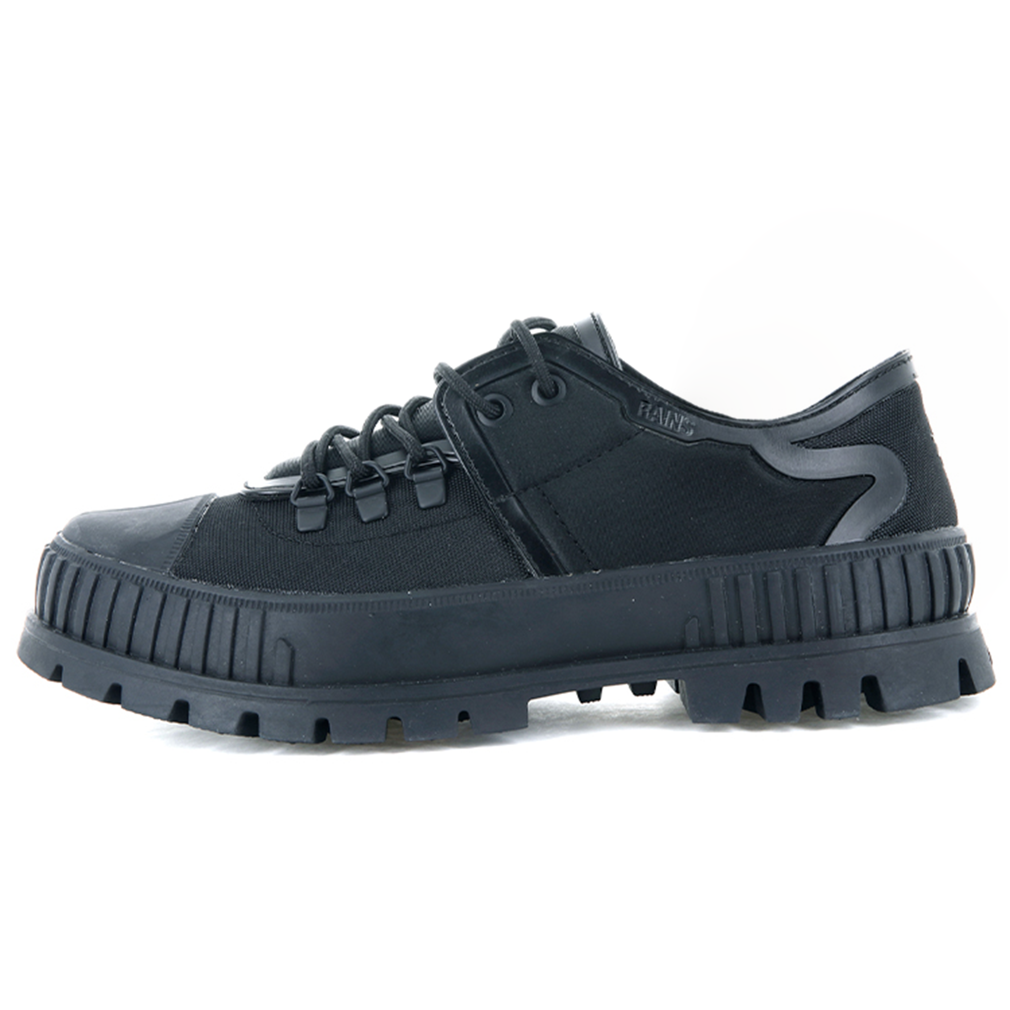 Palladium Pallashock Hkr Rains Slip Resistant, Abrasion Resistant, Breathable Low top Canvas Shoes Unisex Black