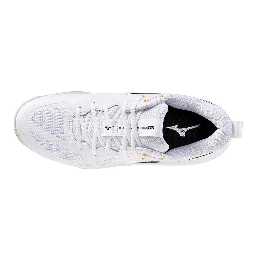 Mizuno WAVE MOMENTUM PRO Slip Resistant Abrasion Resistant Low top Training Shoes Unisex White