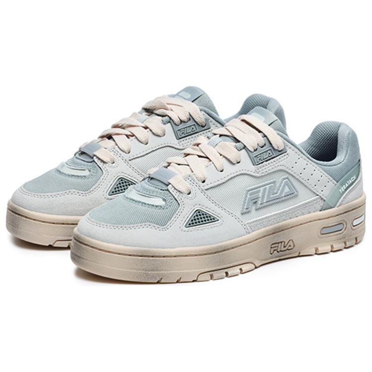 FILA FUSION Teratach Low Cushioning Abrasion Resistant Low top Vintage Basketball Shoes Women’s Fading Blue