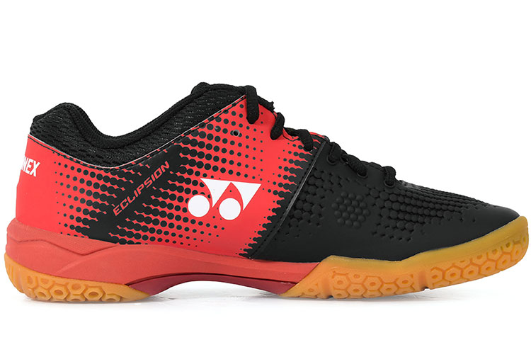 YONEX Power Cushion Comfortable Low top Badminton Shoes Unisex Black Red