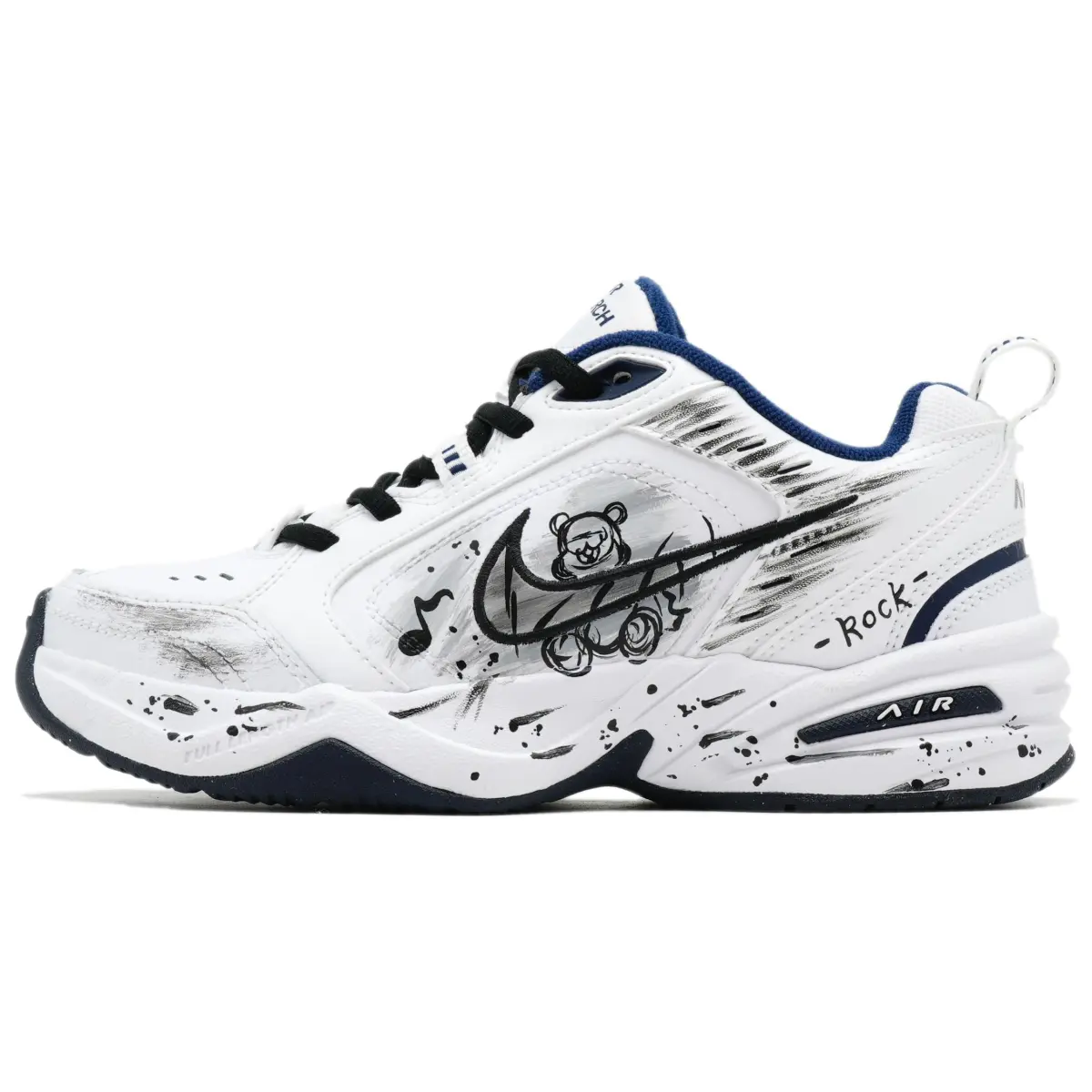 Nike Air Monarch 4 Low top Chunky Sneakers Unisex White