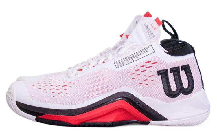 Wilson Rush Pro Mid top Tennis Shoes Men’s Black Red