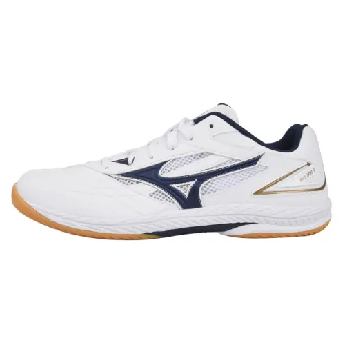 Mizuno WAVE DRIVE 9 Comfortable Cushioning Low top Training Shoes Unisex White Navy Blue