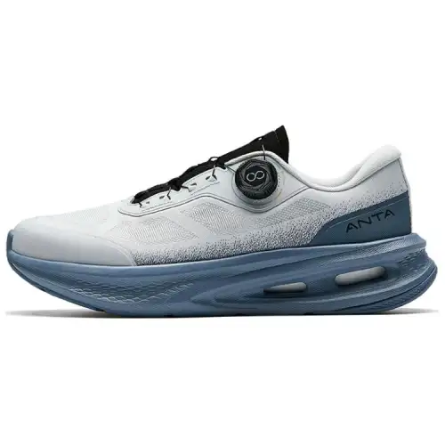 Anta Divine 11pro Cushioning Slip Resistant Low top Training Shoes Men's Gray Blue