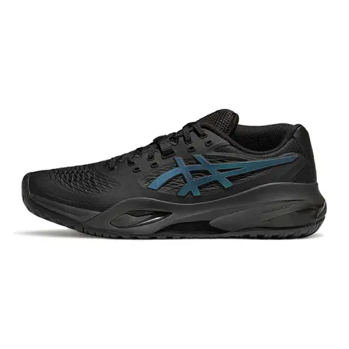 ASICS GEL RESOLUTION X Textile, Synthetic Leather Low top Tennis Shoes Men's Black