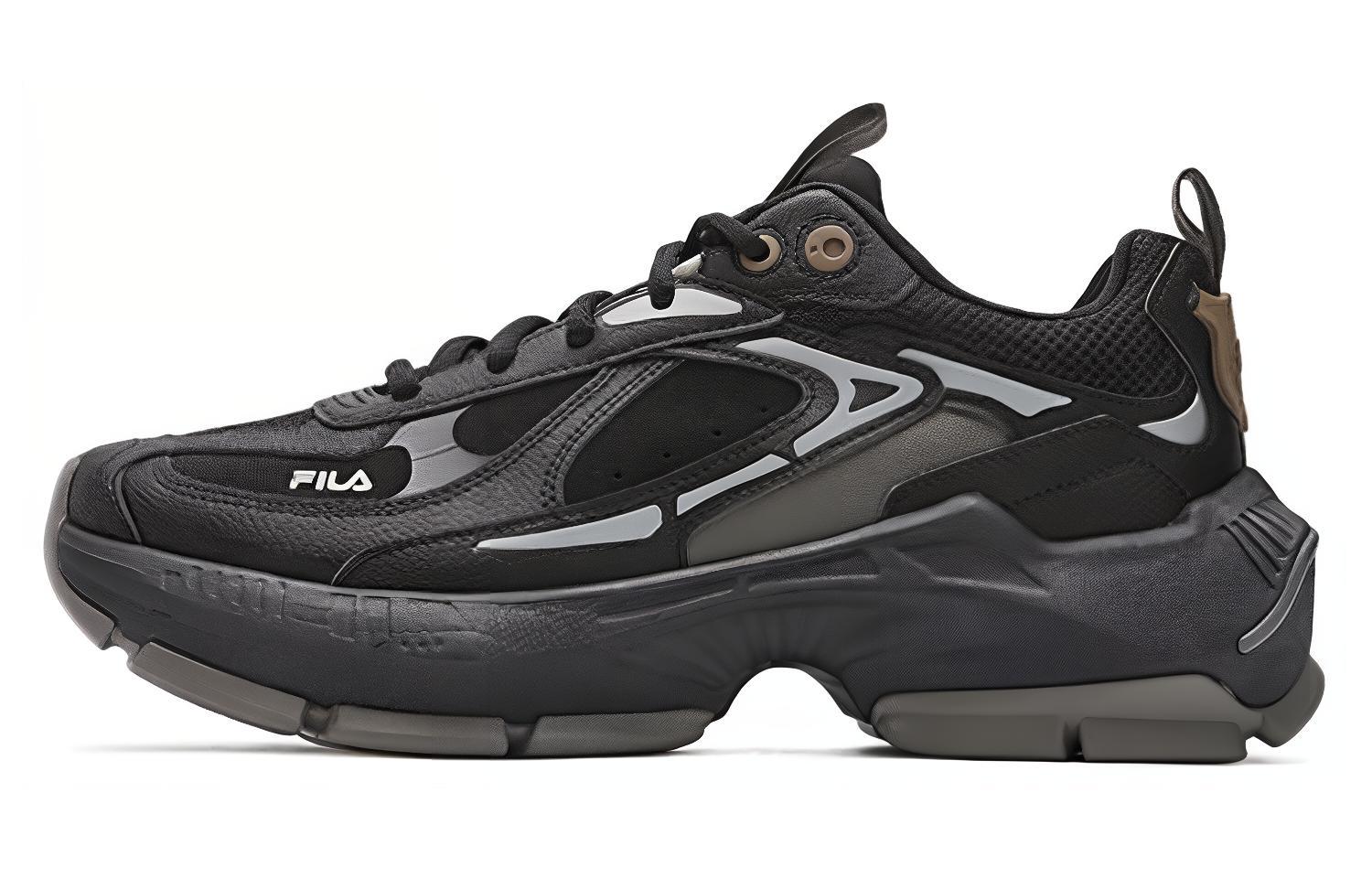 FILA CICLONE Textile, Synthetic Leather, Top Grain Cow Leather Cushioning Lightweight Height Increasing Low top