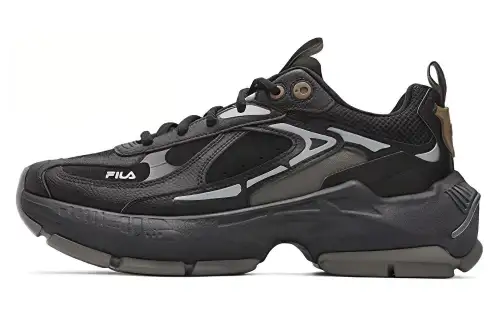 FILA CICLONE Textile, Synthetic Leather, Top Grain Cow Leather Cushioning Lightweight Height Increasing Low top