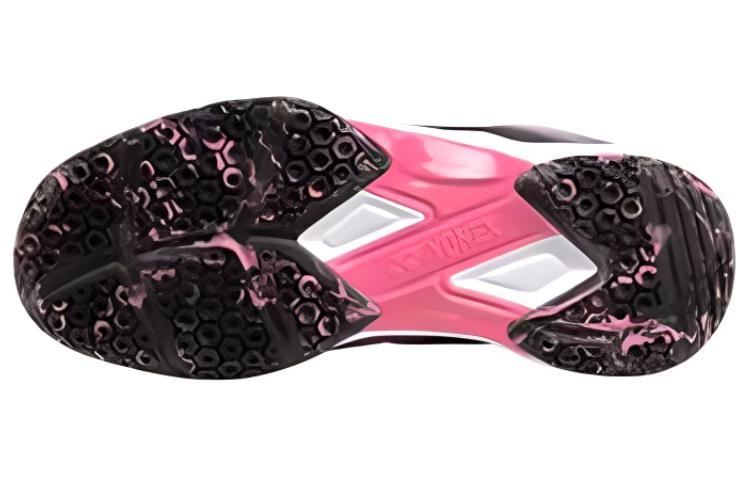 YONEX Badminton Shoes Slip Resistant Abrasion Resistant Low top Badminton Shoes Unisex Purple Black