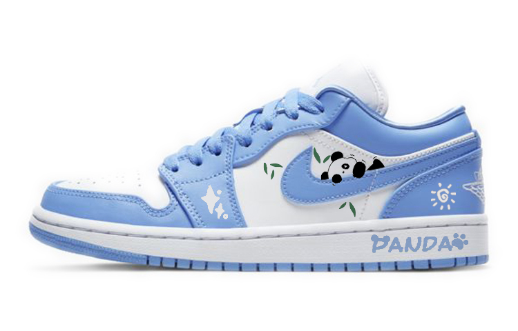 Jordan Air Jordan 1 Cute Giant Panda, Lazy Tarepanda Cushioning Slip Resistant Cushioning Slip Resistant Low top