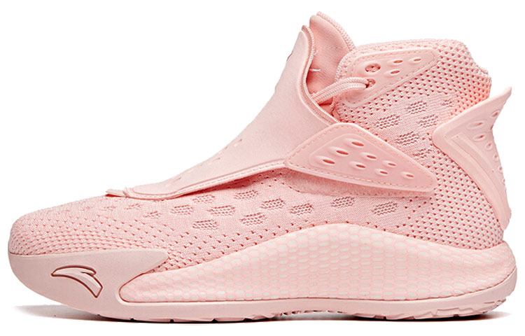 Anta KT5 'Valentine's Day' Slip Resistant Abrasion Resistant High top Basketball Shoes Women's Pink