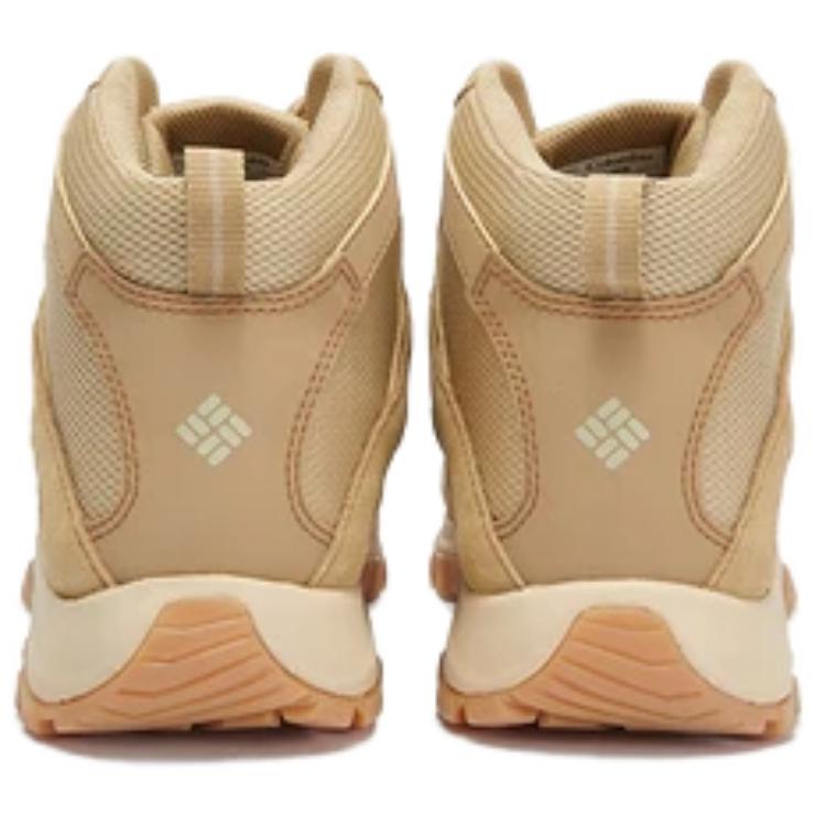 Columbia Hiking Slip Resistant Abrasion Resistant Mid top Mountaineering Shoes Men’s Khaki
