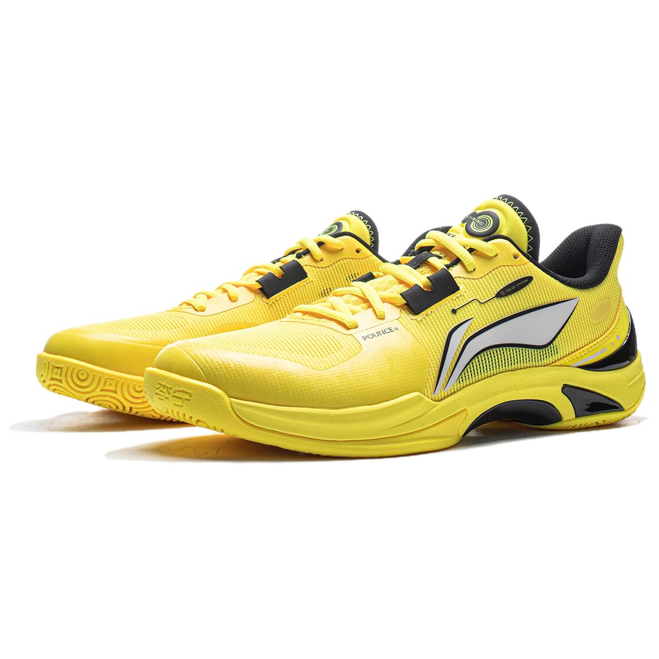 Li Ning Cushioning Lightweight Low top Training Shoes Unisex Fluorescent Gum Yellow