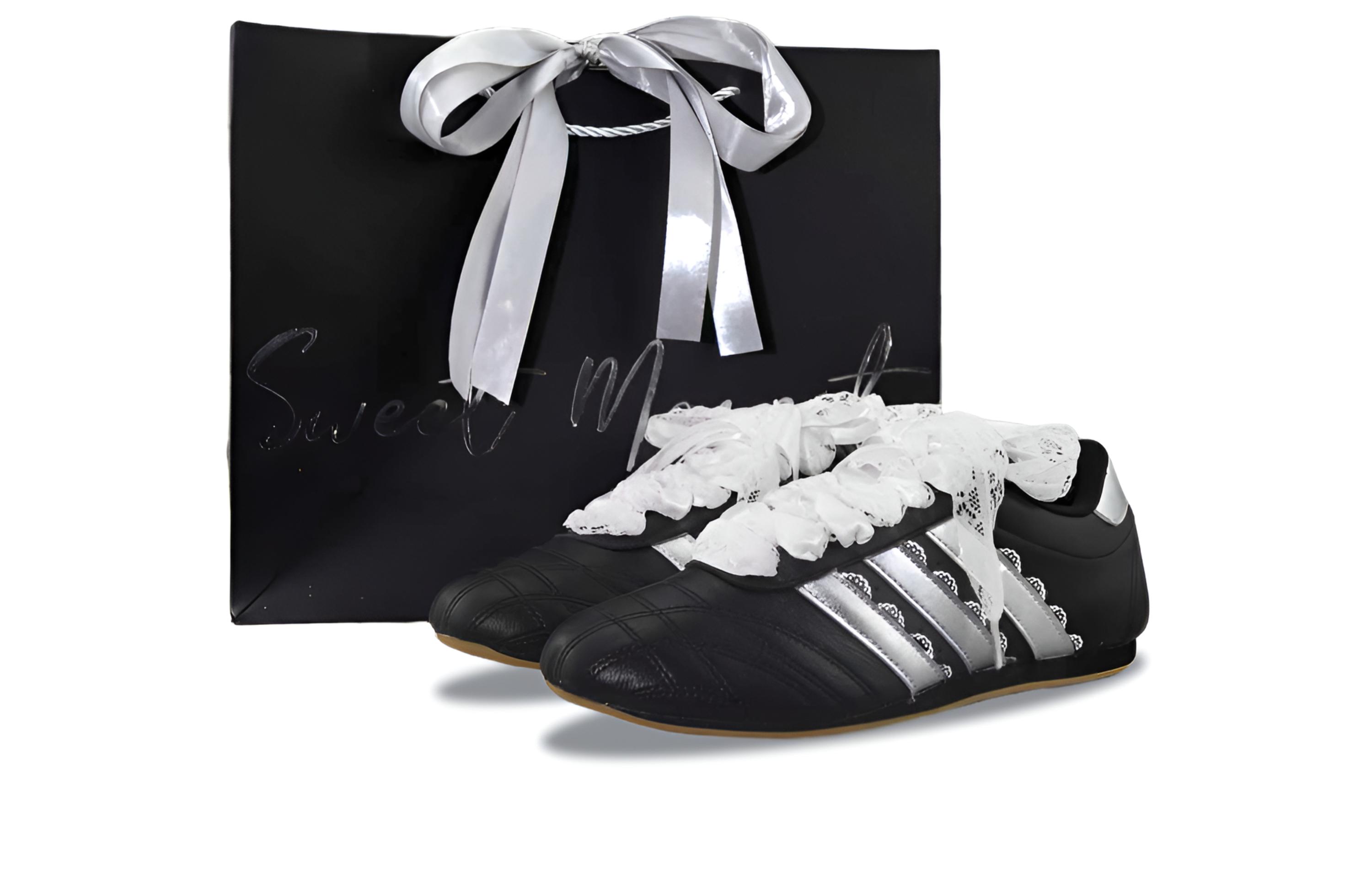 Adidas Originals Taekwondo Abrasion Resistant Low top Training Shoes Women’s Black Silver