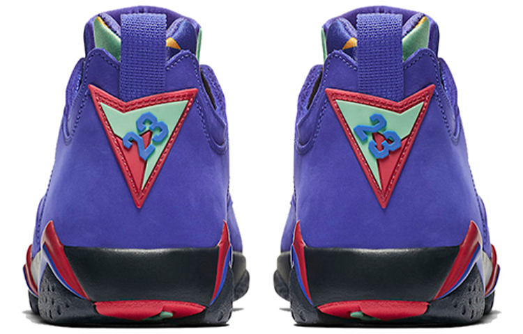 Мужские кроссовки Jordan Air Jordan 7 Retro Low Bright Concord (синие) — Синий — фото 5