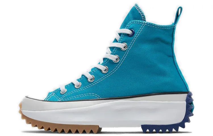 Run Star Converse Hike High 'Rapid Teal Rush Blue'