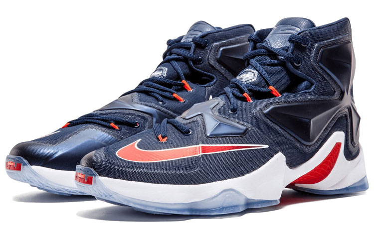 Мужские кроссовки Nike Lebron 13 (синий) — фото 2