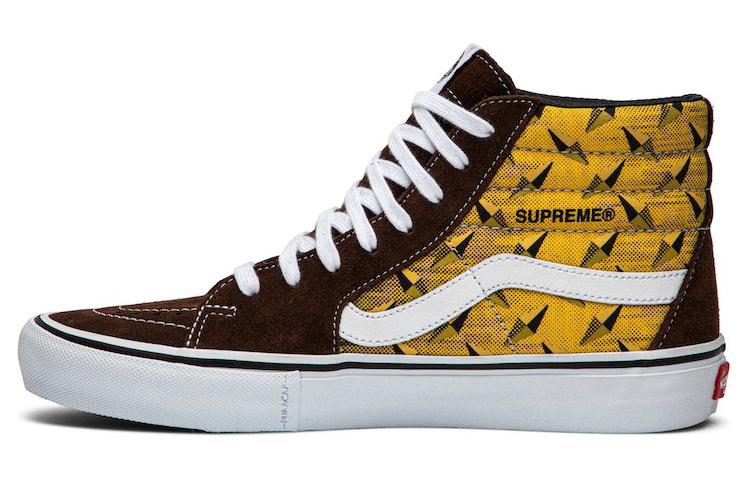 Sk8 Supreme x Sk8 Vans-Hi Pro 'Diamond Plate Brown'