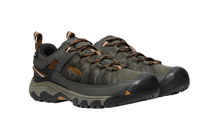 KEEN Targhee 3 WP Cushioning Anti-Slip And Wear-Resistant Low-Top Outdoor Hiking Trekking Shoes Men's Jasper