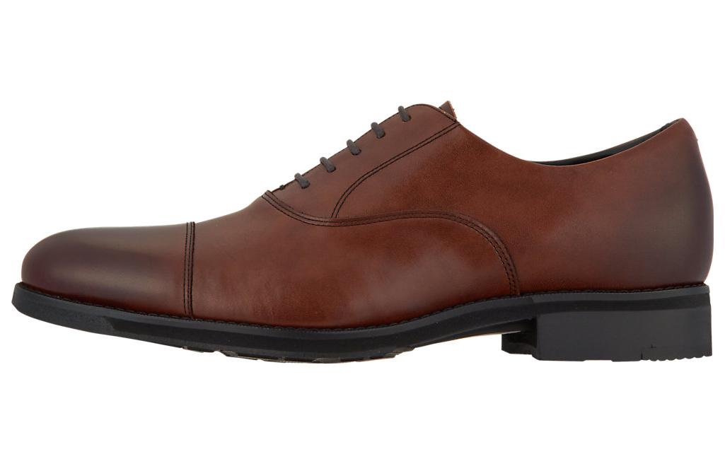Asics Runwalk GORE TEX Leather Dress Shoes Men's Brown Black