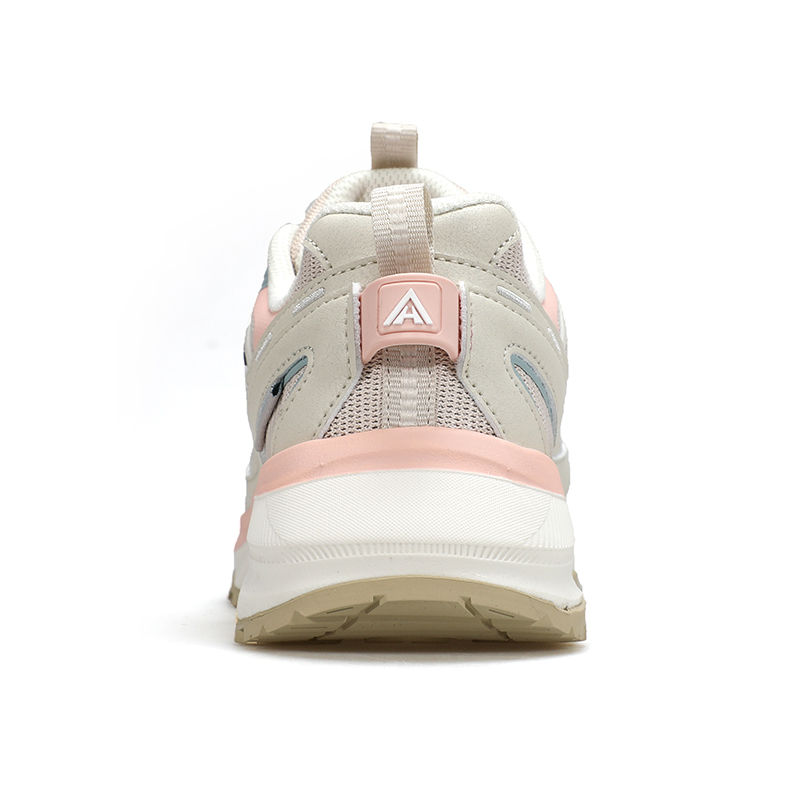 HUMTTO Classic And Versatile Slip Resistant Rebound Slip Resistant Rebound Low top Hiking Shoes Women’s Beige Pink