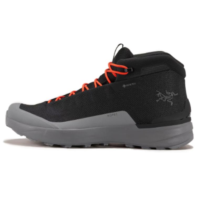Arc’teryx Kopec Waterproof And Breathable Support Mid top Hiking Shoes Men’s Black Gray