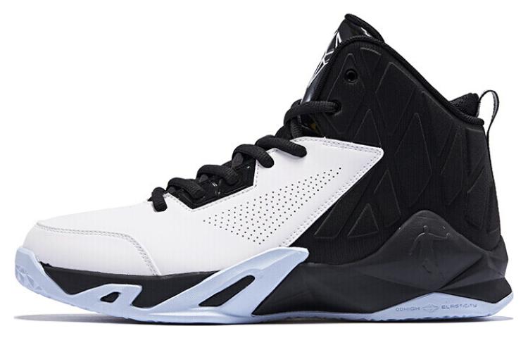 QIAODAN High top Basketball Shoes Men’s Jordan White/Black