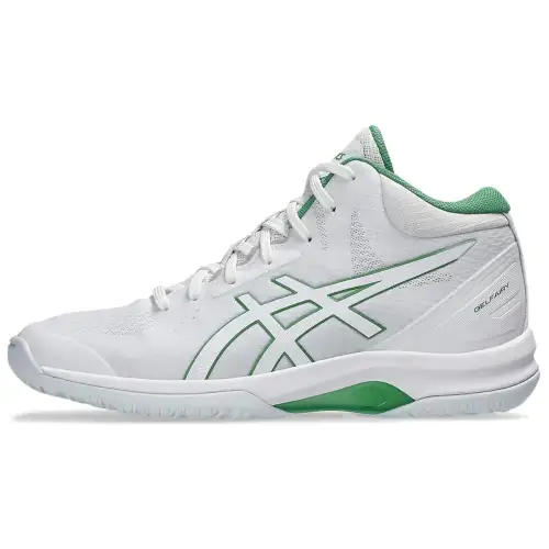 Asics LADY GELFAIRY 9 Soft And Comfortable Mid top Basketball Shoes Women's White Green
