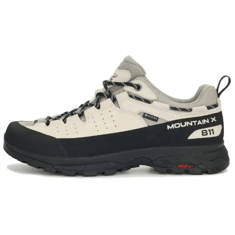 KOLON SPORT Comfortable Non Slip And Waterproof Low top Hiking Shoes Unisex Light Umber