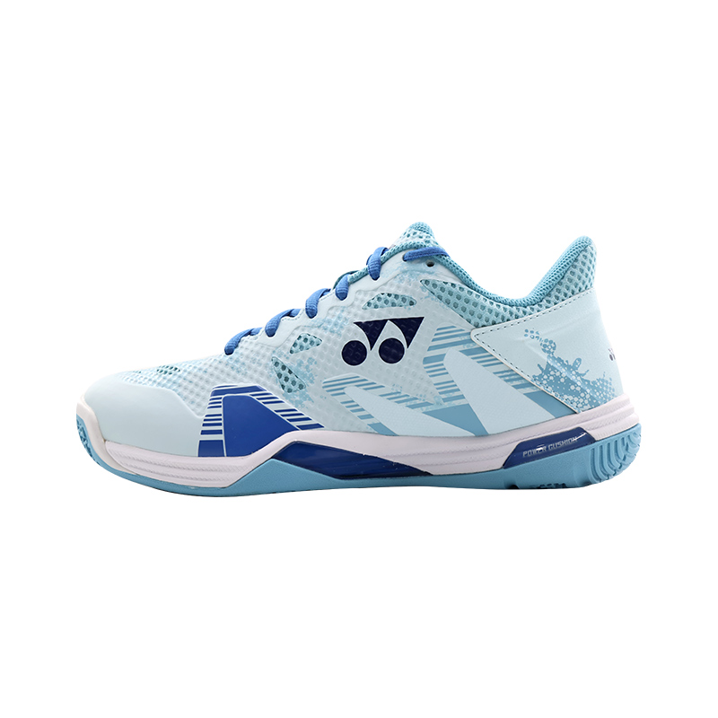 YONEX Slip Resistant Coverage Support Rebound Low top Badminton Shoes Unisex Light Blue