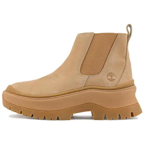 Timberland Roxie Lane Short Chelsea Boots Women's Beige