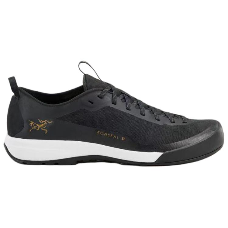 Arc’teryx Konseal Lt Mesh, Leather Low top Mountaineering Shoes Men’s Black White