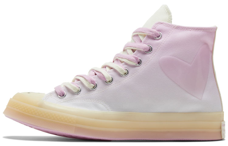 Converse 1970s Chuck Taylor All Star Gradient Abrasion Resistant High top Canvas Shoes Unisex Pink