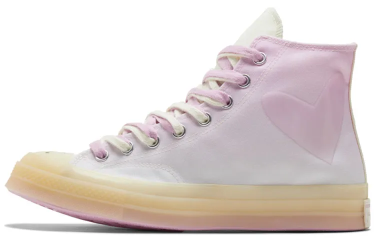 Converse 1970s Chuck Taylor All Star Gradient Abrasion Resistant High top Canvas Shoes Unisex Pink